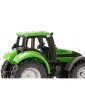 SIKU Blister - DEUTZ-FAHR with Fortuna 4-wheel-trailer