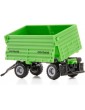 SIKU Blister - DEUTZ-FAHR with Fortuna 4-wheel-trailer
