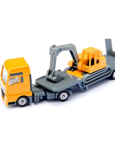 SIKU Blister - Low Loader with Excavator