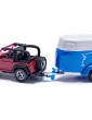 SIKU Blister - Car with Horse Trailer