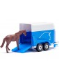 SIKU Blister - Car with Horse Trailer