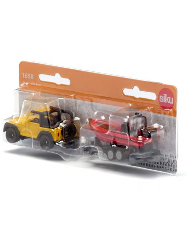 SIKU Blister - Jeep with Boat