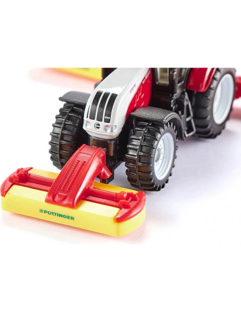 SIKU Blister - Steyr with P ttinger mower combination