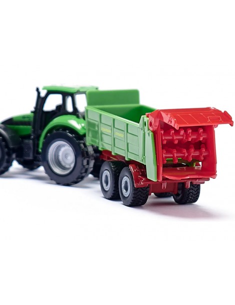 SIKU Blister - Tractor with universal manure spreader