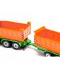 SIKU Blister - Truck with dumper body and tipping trailer