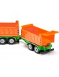 SIKU Blister - Truck with dumper body and tipping trailer