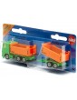 SIKU Blister - Truck with dumper body and tipping trailer