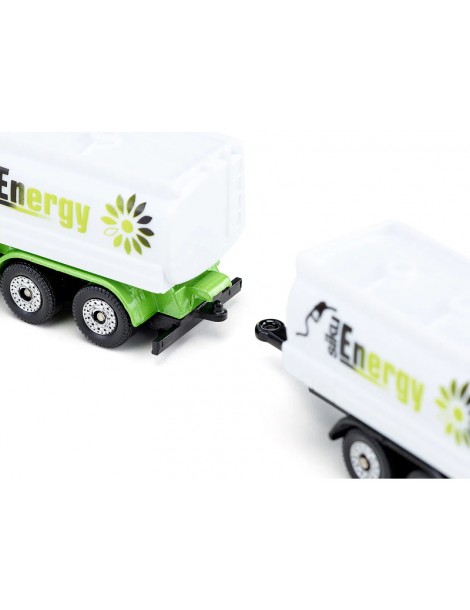 SIKU Blister - Truck with tank truck and trailer