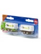 SIKU Blister - Truck with tank truck and trailer