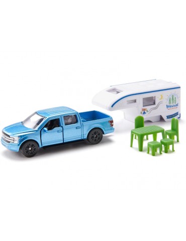 SIKU Blister - Ford F150 Pick-Up Camper