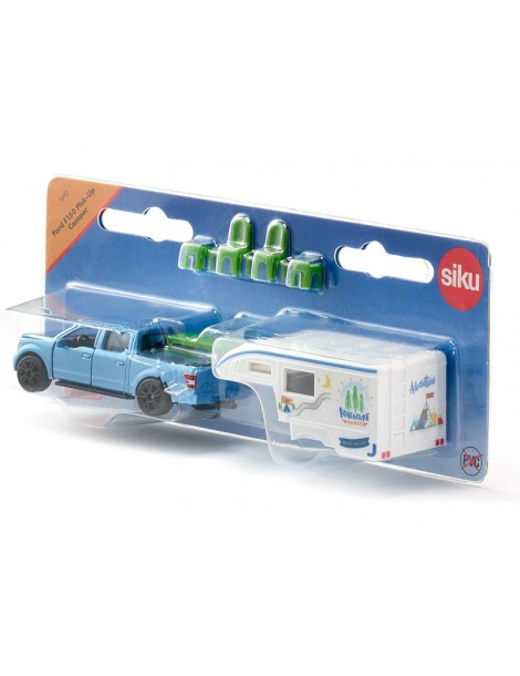 SIKU Blister - Ford F150 Pick-Up Camper