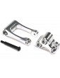 Losi Aluminum Knuckle & Pull Rod, Silver: PM-MX