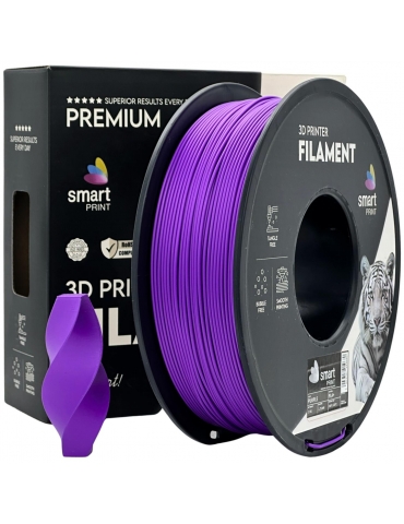 PLA+ plastikas 1.75mm violetinės spalvos 1kg 3D spausdinimo filamentas Smart Print – CyborgShop