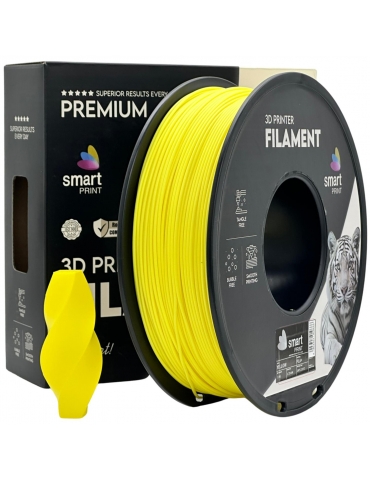 PLA+ plastikas 1.75mm geltonos spalvos 1kg 3D spausdinimo filamentas Smart Print – CyborgShop