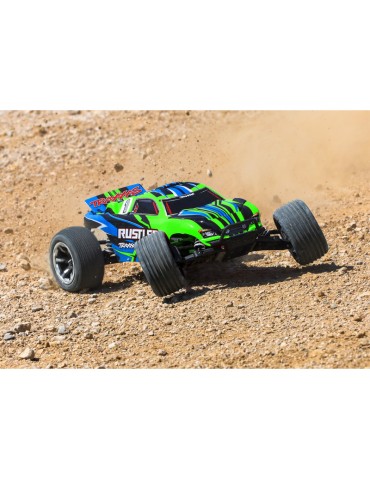 RC modelis Rustler 2WD XL-5 1:10 RTR žalios spalvos Traxxas – CyborgShop