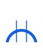 Silicone Cable 4 mm2 1m BLUE