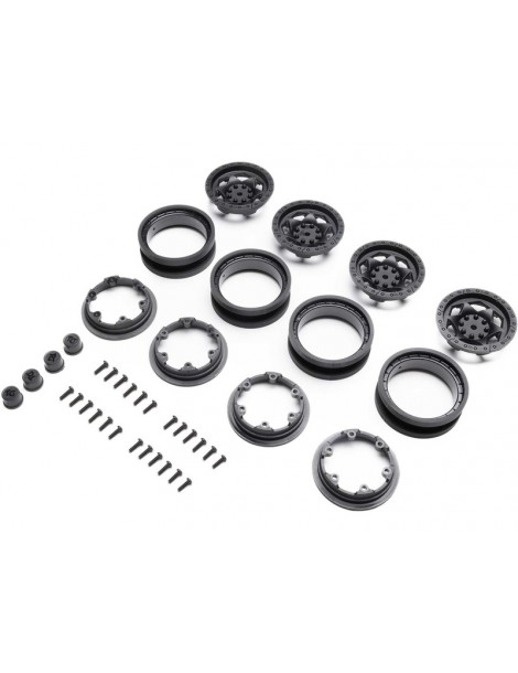 Axial Trail-Gear 1.9 Beadlock Wheel Set (4)
