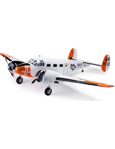 E-flite Beechcraft D18/RC-45J 1.5m BNF Basic AS3X+ SAFE Select