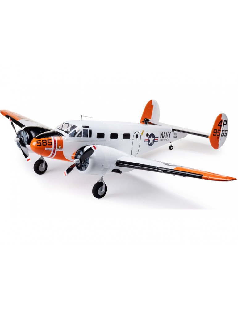E-flite Beechcraft D18/RC-45J 1.5m BNF Basic AS3X+ SAFE Select