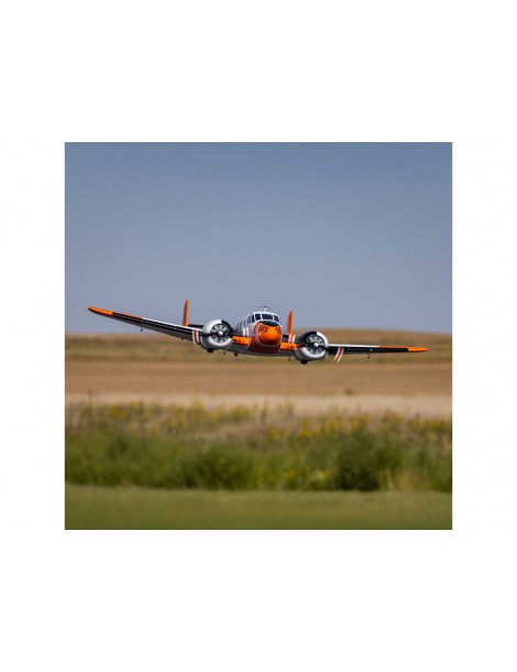 E-flite Beechcraft D18/RC-45J 1.5m BNF Basic AS3X+ SAFE Select