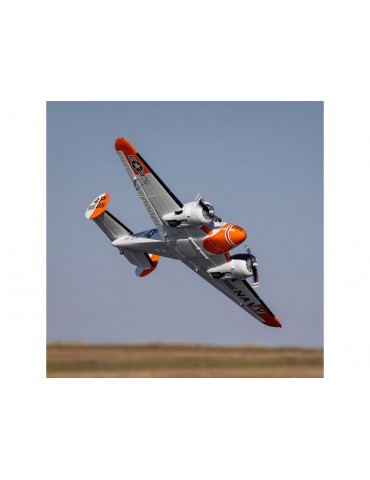 E-flite Beechcraft D18/RC-45J 1.5m BNF Basic AS3X+ SAFE Select