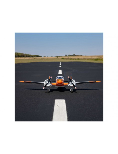 E-flite Beechcraft D18/RC-45J 1.5m BNF Basic AS3X+ SAFE Select