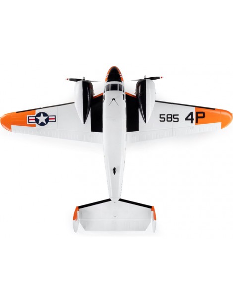 E-flite Beechcraft D18/RC-45J 1.5m BNF Basic AS3X+ SAFE Select