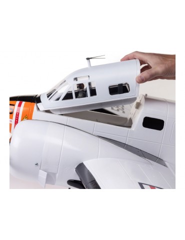 E-flite Beechcraft D18/RC-45J 1.5m BNF Basic AS3X+ SAFE Select