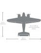 E-flite Beechcraft D18/RC-45J 1.5m BNF Basic AS3X+ SAFE Select