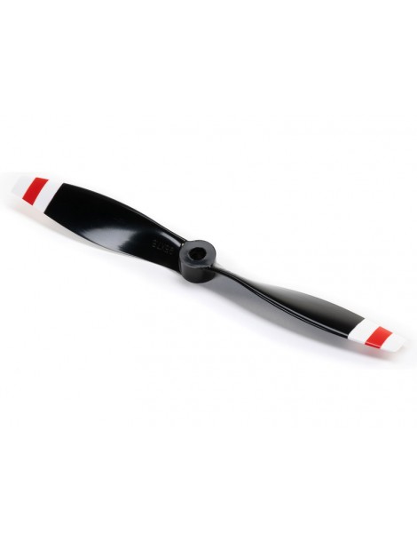 E-flite 9.5x7.5 CCW Right Propeller: RC-45J 1.5m (Black w/Red and White Tips)