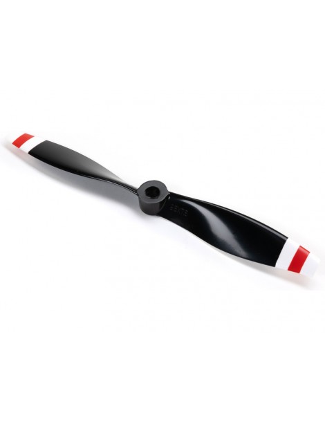 E-flite 9.5x7.5 CW Left Propeller: RC-45J 1.5m (Black w/Red and White Tips)