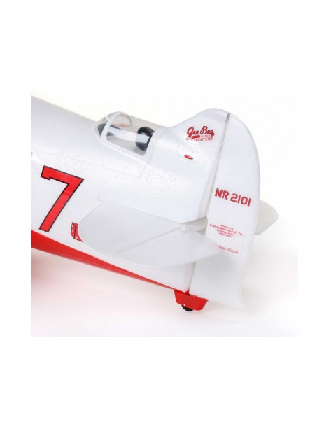 RC modelis UMX Gee Bee R-2 510mm BNF lėktuvas E-flite CyborgShop