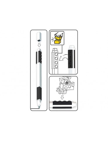 LEGO Gel pen with minifigure Black