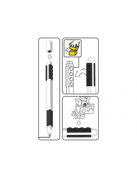 LEGO Gel pen with minifigure Red