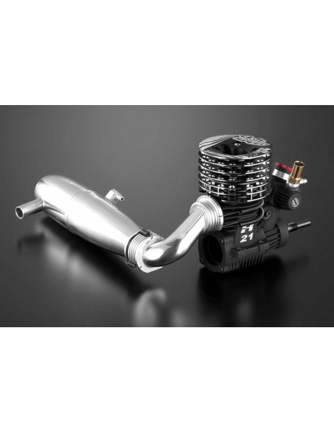 Nitro variklis R21 EURO II 3.49cc su EFRA2098 O.S. Engine CyborgShop