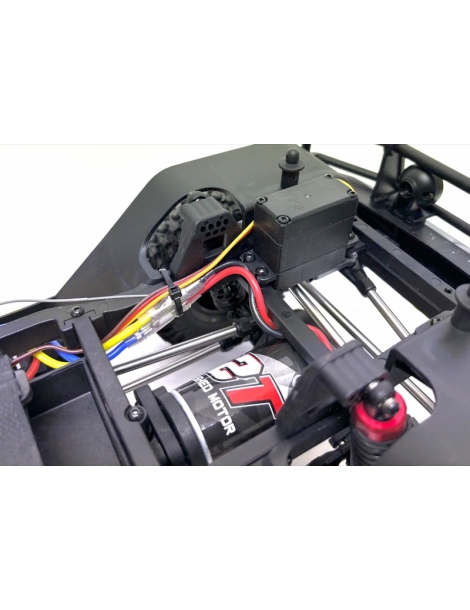 RC modelis CR4.4eco 1:10 Hilux crawler RTR smėlio spalvos Absima CyborgShop