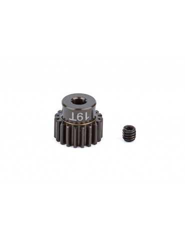 FT Aluminum Pinion Gear, 19T 48P, 1/8 shaft
