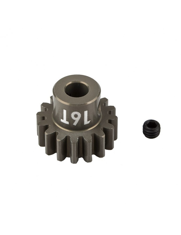 FT Pinion Gear, 16T, MOD 1, 5mm shaft, aluminum