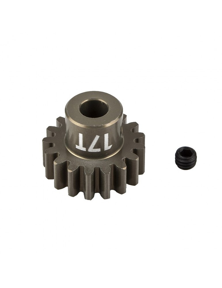 FT Pinion Gear, 17T, MOD 1, 5mm shaft, aluminum