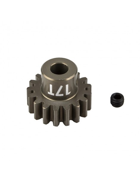 FT Pinion Gear, 17T, MOD 1, 5mm shaft, aluminum