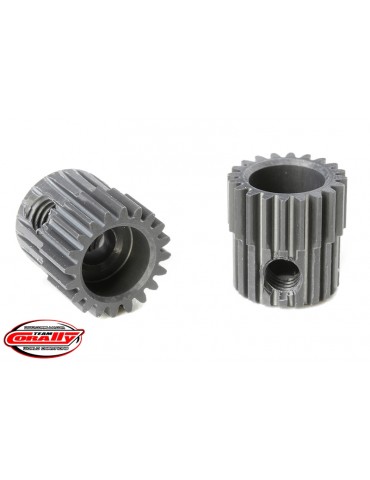 64 DP Pinion - Short - Hard Anodised AL7075 - 20 Teeth - Shaft Dia. 3.17mm