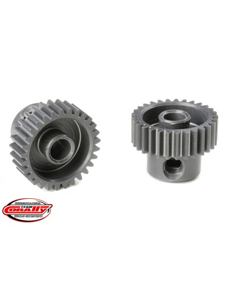64 DP Pinion - Short - Hard Anodised AL7075 - 29 Teeth - Shaft Dia. 3.17mm
