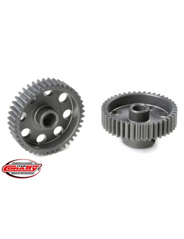 64 DP Pinion - Short - Hard Anodised AL7075 - 42 Teeth - Shaft Dia. 3.17mm