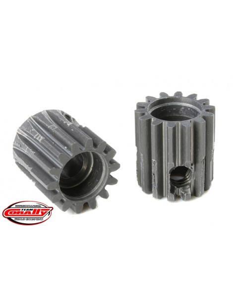 48 DP Pinion - Short - Hard Anodised AL7075 - 14 Teeth - Shaft Dia. 3.17mm