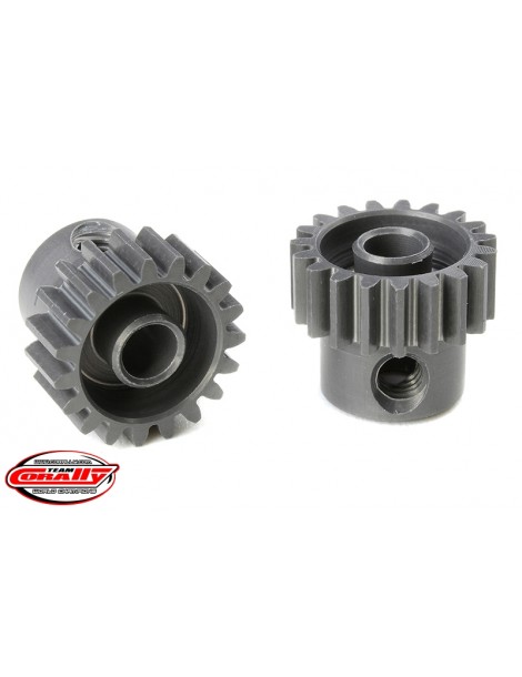 48 DP Pinion - Short - Hard Anodised AL7075 - 19 Teeth - Shaft Dia. 3.17mm