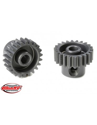 48 DP Pinion - Short - Hard Anodised AL7075 - 21 Teeth - Shaft Dia. 3.17mm