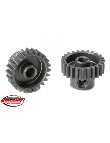 48 DP Pinion - Short - Hard Anodised AL7075 - 24 Teeth - Shaft Dia. 3.17mm