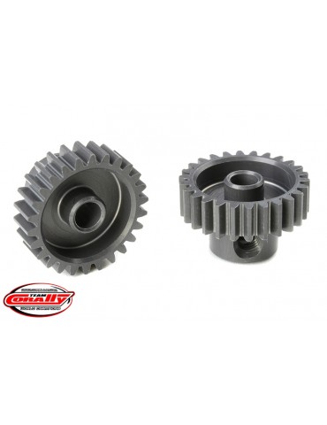 48 DP Pinion - Short - Hard Anodised AL7075 - 26 Teeth - Shaft Dia. 3.17mm