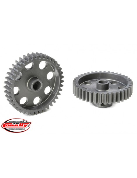 48 DP Pinion - Short - Hard Anodised AL7075 - 40 Teeth - Shaft Dia. 3.17mm