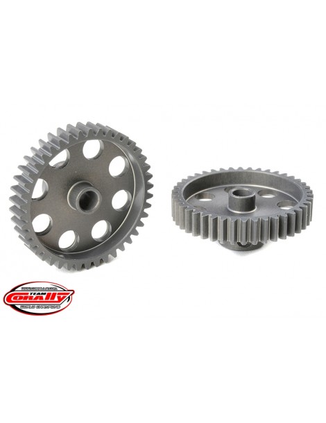 48 DP Pinion - Short - Hard Anodised AL7075 - 42 Teeth - Shaft Dia. 3.17mm